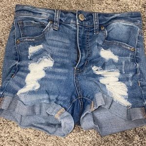 High Waisted Midi Aero Shorts